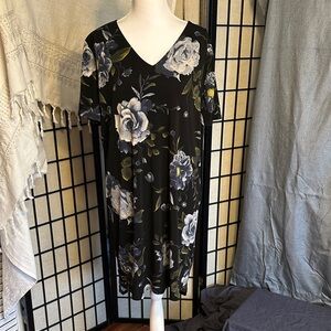 Christian Siriano Floral Shift Dress